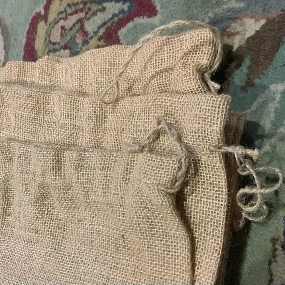 Lot Of Four (4) 17x23 Burlap Bags, Burlap Sacks, Potato Sacks